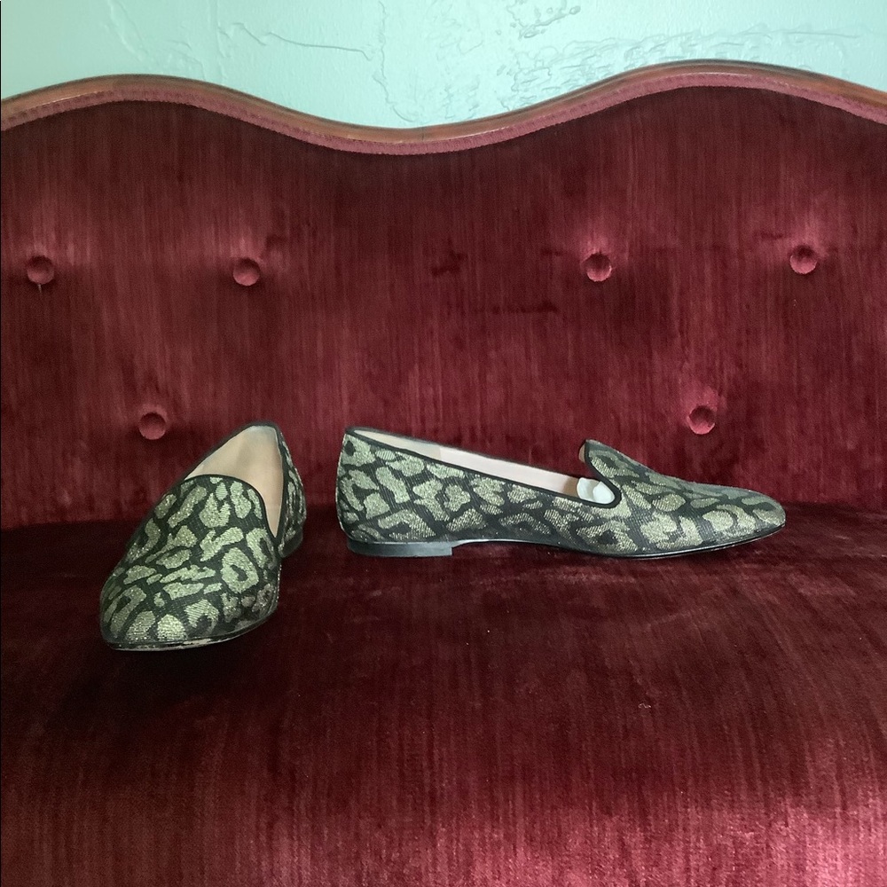 Leopard loafers